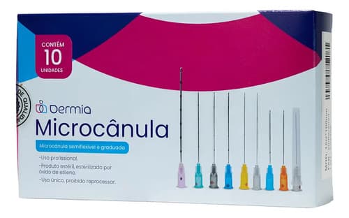 MICROCANULA DERMIA 18G X 100MM