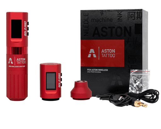 PEN ASTON - BOLD PRO VERMELHA