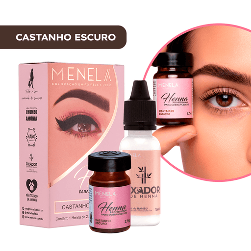 HENNA MENELA - CASTANHO ESCURO