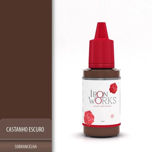 PIGMENTO IRON WORKS - 15ML CASTANHO ESCURO