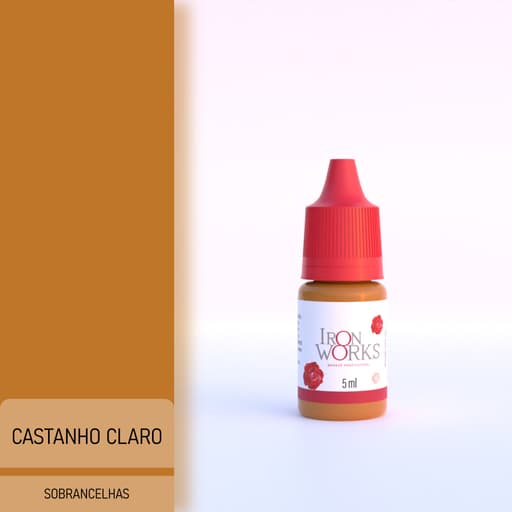 PIGMENTO IRON WORKS - 5ML CASTANHO CLARO