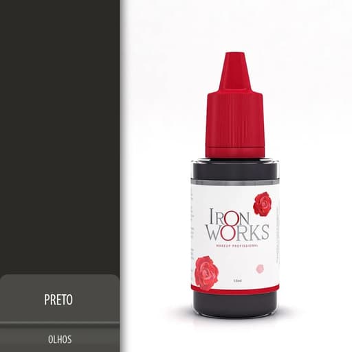 PIGMENTO IRON WORKS - 15ML PRETO