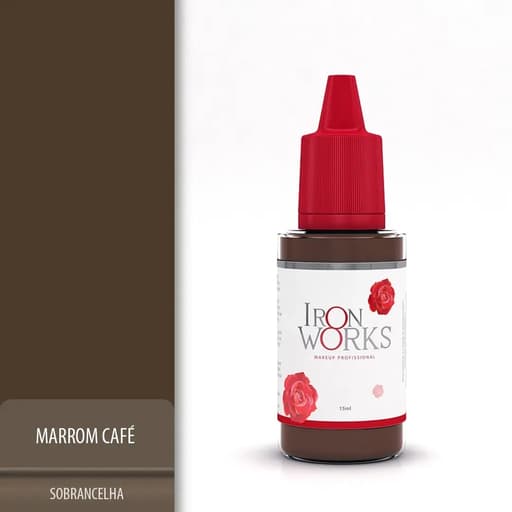 PIGMENTO IRON WORKS - 15ML MARROM CAFE
