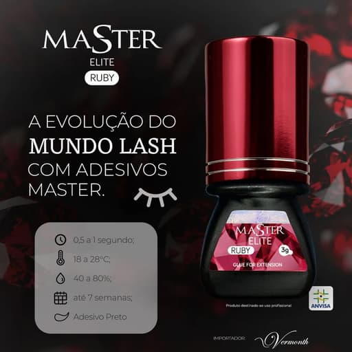 COLA MASTER ELITE RUBY - 3ML