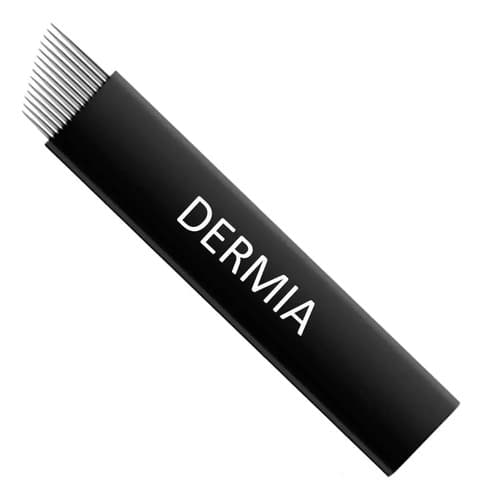 Lâmina Dermia Flex Chanfrada Ou Curva Em U Microblanding