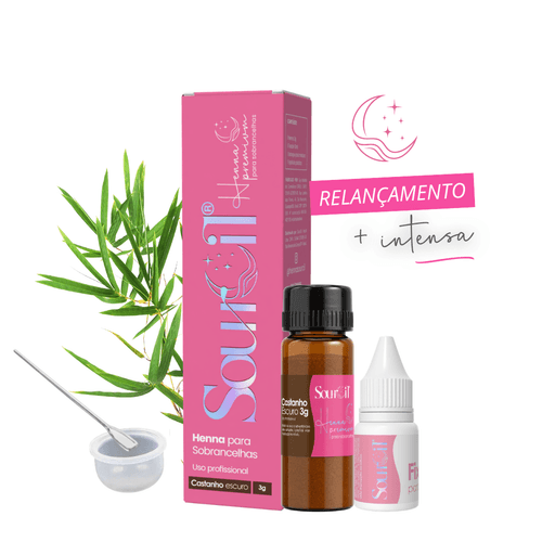 HENNA SOURCIL 3G - CASTANHO ESCURO