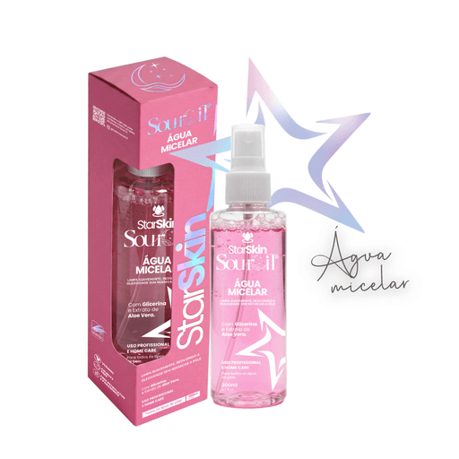 AGUA MICELAR SOURCIL 200ML ( ROSA )