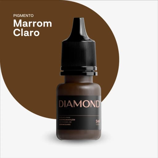 PIGMENTO DIAMOND - MARROM CLARO 5ML