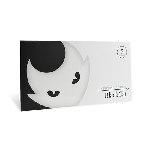 AGULHA SOLDADA ELECTRIC INK BLACK CAT ( 20 UNID. )