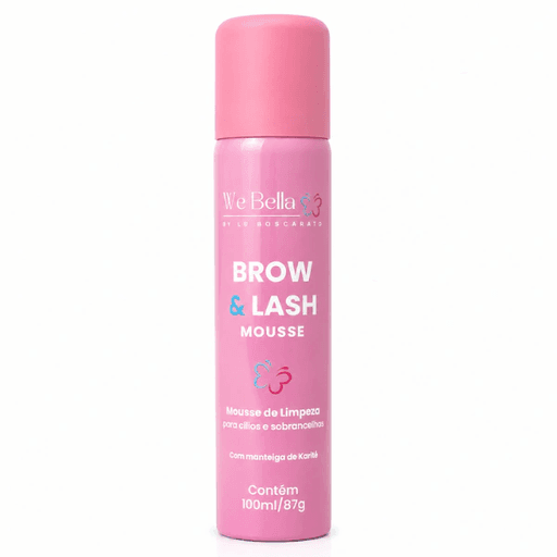 WE BELLA - BROW E LASH MOUSSE DE LIMPEZA 100ML
