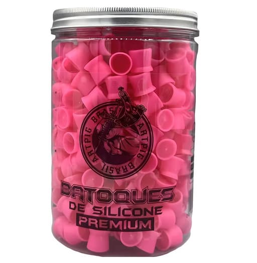 BATOQUE SILICONE ARTPIG ROSA - M 300 UNID.