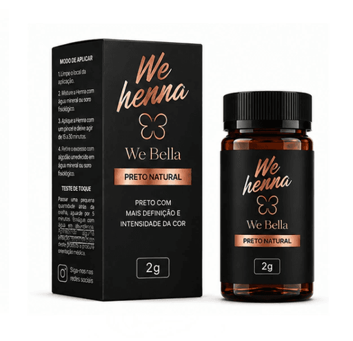 HENNA WE BELLA - PRETO 2G